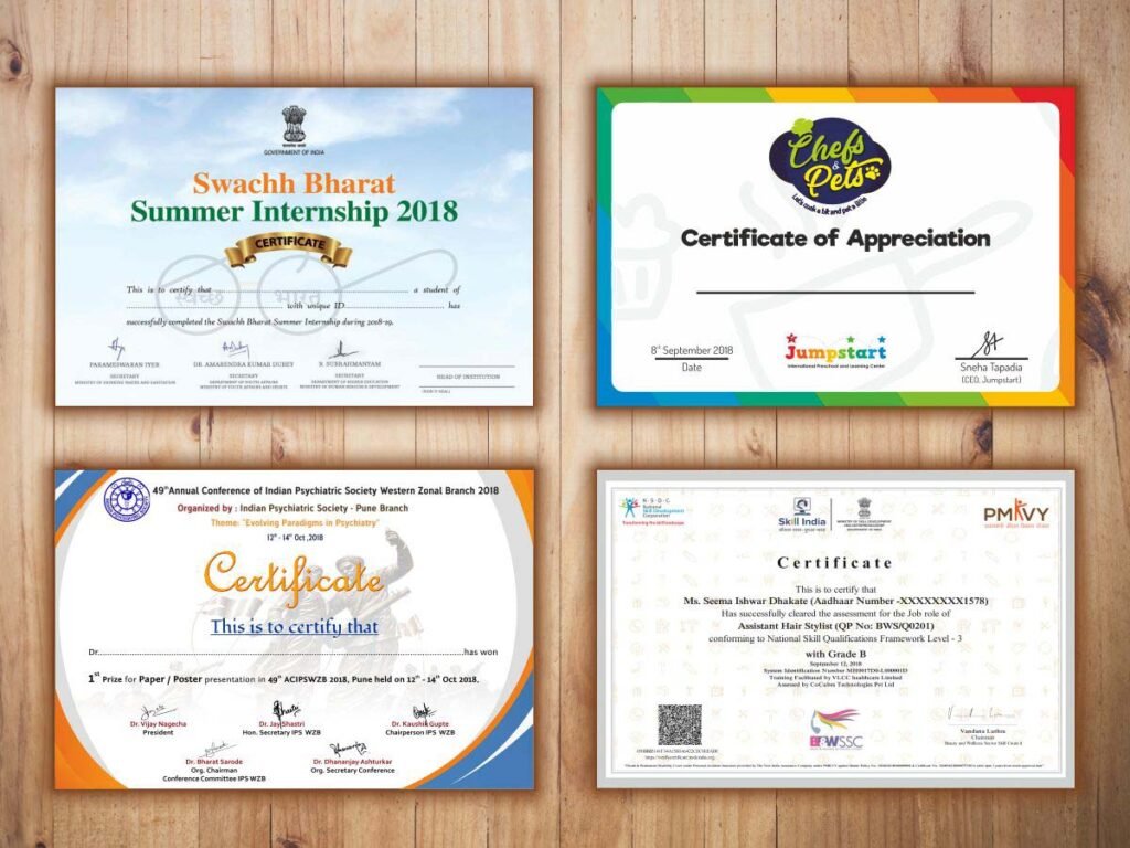 Certificate Printing Cheltenham